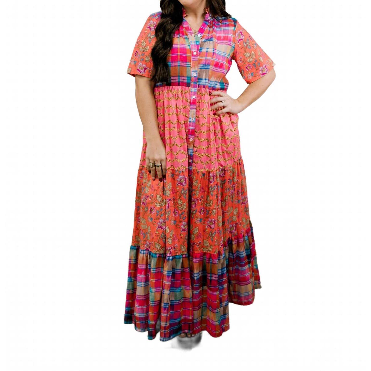 New Oh My Stars Apparel Elizabeth Maxi Dress In Pink